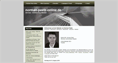Desktop Screenshot of norman-peetz-online.de