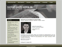 Tablet Screenshot of norman-peetz-online.de